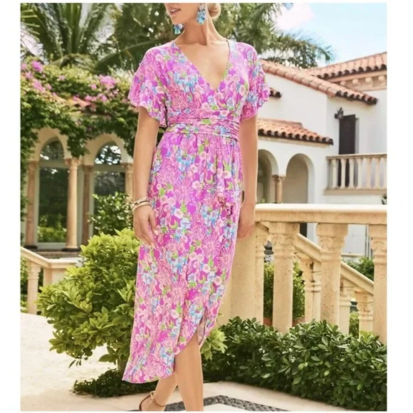 knee length dresses for ladies Vesina Midi Dress – Bottoms Up Boutique main image 0
